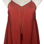 Speed Control New York Burnt Orange Asymmetrical Dress Photo 2
