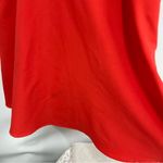 Market & Spruce NWT  S orange red coral dress spaghetti straps open back pockets Photo 3