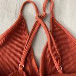 ZARA Burnt Orange Ribbed Bodysuit Photo 4