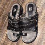 Faded Glory  Vintage Y2K 90s Chunky Chonky Platform Sandals Toe Ring Size 9.5 Photo 0