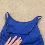 Old Navy Old Nave Blue Ribbed Women's Top Photo 3