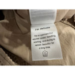 Farm Rio  Khaki Pineapple Cotton Eyelet Trench Coat Large L Photo 6