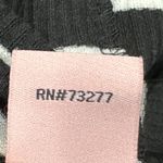 Juicy Couture Black White Ribbed Striped Sheath Dress Y2K Vintage Size Medium Photo 7