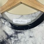 All in Favor Black Tie Dye Long Sleeve Crop Top Photo 3