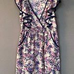Yumi Kim Like New  Ruffle Neck Printed Dress Photo 0