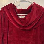 Emerson Street University of Alabama Long Sleeve Velvet Cowl Neck Top Women’s XL Red Photo 4