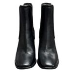 Coach Geneva Leather Chelsea Heeled Booties Black NWOB Photo 5