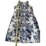 Lauren Ralph Lauren Asian Inspired Dragon Chinoiserie Print Dress 100% Silk Blue Size 4 Photo 8