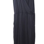 Garnet Hill  Maxi Dress Sleeveless Casual Knit Black‎ Dress Size S Photo 0