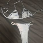 Bikini women’s silver Bikini S Small beach pool party sexy Gray Photo 1