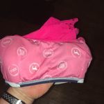 PINK - Victoria's Secret Victoria’s Secret S hot pink cutout overlay  stripe bikini top Photo 3