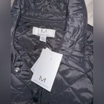 Magaschoni NWT Black  Puffer Button Up Women’s Quilted Winter Jacket Coat Size S Photo 1