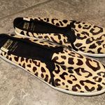 Keds KATE SPADE  Double Deck Leopard Calf Hair Mules Slipon Leopard Slides Photo 4