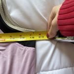 SOMA Jacket Vest Stretch Womens Size Medium Green Purple Short Sleeve Full Zip Photo 3