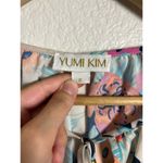 Yumi Kim Peony Wanderlust White Floral Long Bell Sleeve Tie Neck Top Size Small Photo 3