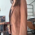 Western Blazer Ranchwear Style‎ Notch Lapel Cowboy Jacket Brown Size L Photo 1