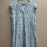 Southern Tide Blue and White Ruffled Sundress Photo 1