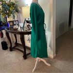 Cushnie x Target Emerald Green Midi Dress Women’s Size 2 Long Sleeve Photo 7