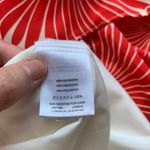 J.Crew  Red Sunburst Floral Chiffon Flutter Sleeve Ruffle Dress Photo 7