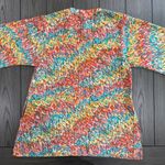 Uncle Frank  Ivy Jane Cover Up Tunic Top Pom-Pom Sleeve Size M Beachy Boho Retro Photo 1