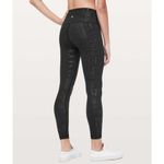 Lululemon wunder under hi rise 7/8 tights leggings black 20yr manifesto embossed Photo 3