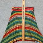 Wet Seal Y2K Boho Hippie Stripe Handkerchief Hem Elastic Skirt Braided Belt Photo 6