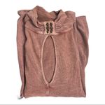 Free People  long sleeve blouse size medium work out gym mock neck athleisure Photo 3