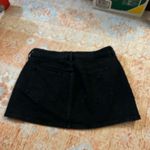 Abercrombie & Fitch  denim mini skirt mid rise black size 27 sold out style NWOT Photo 5