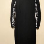 Carlisle  Black Long Sleeve Sheath‎ Dress Size 2 Photo 4
