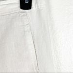 J.Jill Love Linen Sheer White 100% Linen High Rise Shorts, Size 6 Photo 6