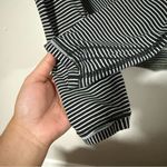 Lululemon Race Your Pace Long Sleeve Hyper Stripe Angel White/ Black Size 10 Photo 1