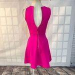 Ted Baker  hot pink scuba sleeveless fit & flare mini dress ted size 0 or US 2 Photo 4