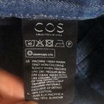 COS  Women’s Relaxed Button-Fly Trouser Jean 12 Flat Front Straight Leg Indigo Photo 3