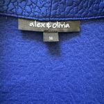 Royal Blue Women’s M Blazer Business Casual Minimalist Jacket Open Front Size L Photo 5