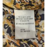 Womens Sleeveless Yellow Cheetah Animal Print Pleated Wanda Shirt Dress Size S Photo 9