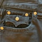 True Religion Jeans Denim Horseshoe Back Pockets Straight Black 29 #1502 Photo 7