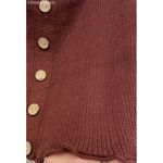 Very J ‎ Brown Ribbed Knit Tank - Size M Photo 2