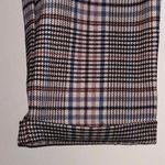 Anthropologie By plaid tartan neutral color career pants trousers light wear Photo 3