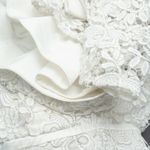 Adrianna Papell - Gold-Edged Lace Mermaid Gown Photo 13