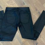 DL1961  Womans Black Emma Power Legging Leather Coated Jeans Size 27 Photo 7