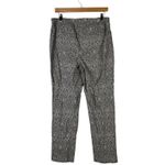 Chico's Chico’s Geometric Print Stretch Pants Womens 12R Black Tan Modern Workwear Photo 1