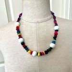 Bright colorful beaded necklace Photo 2