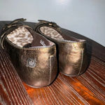 Born women’s Gold Bronze Ballet Flats Size 6 or 36.5 work casual business casual Brown Photo 2