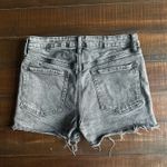 Old Navy  High-Rise OG Straight Black Denim Shorts Photo 1