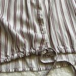 Louise Paris Blouse Womens white purple Size S Sleeveles Plained Button Photo 1