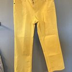 Tommy Hilfiger NWT Stretch Hipster Boot Yellow Size 8 Jeans Photo 0