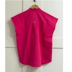 FIGS  Rafaela Oversized Scrub Top in Shocking Pink, Size XXS Photo 9