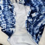 Time & Tru One Piece Swimsuit Blue & White Tie Dye Women’s Size M Medium 8 Photo 8