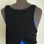 Olivia Moon  sz S blue black‎ layered tank top Photo 5