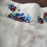 Free People Floral Print Skirt - White , Red And Blue Size 6 Photo 1